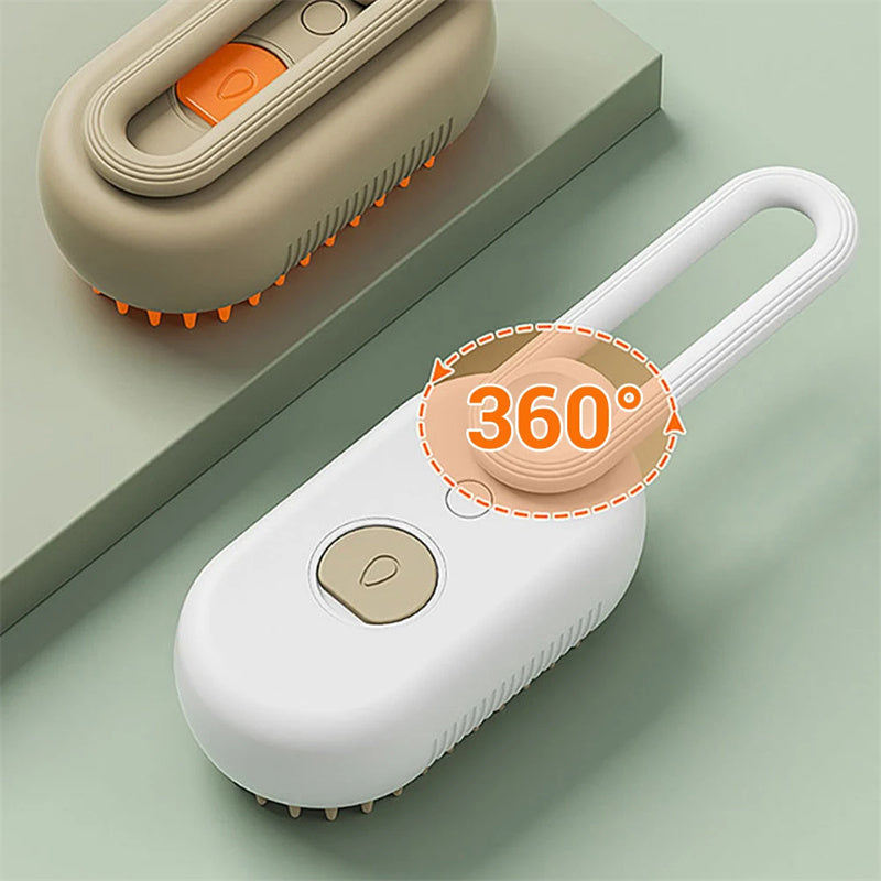 Pet Steam Brush for Massage Pet Grooming